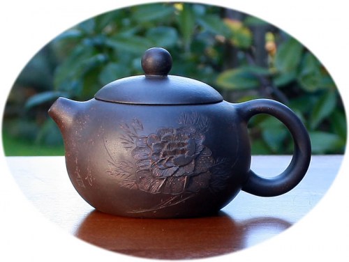 Yixing zisha teapot black Xi Shi 2